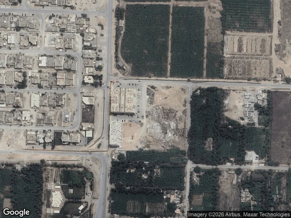 Aerial view of the project location in Al Saada district